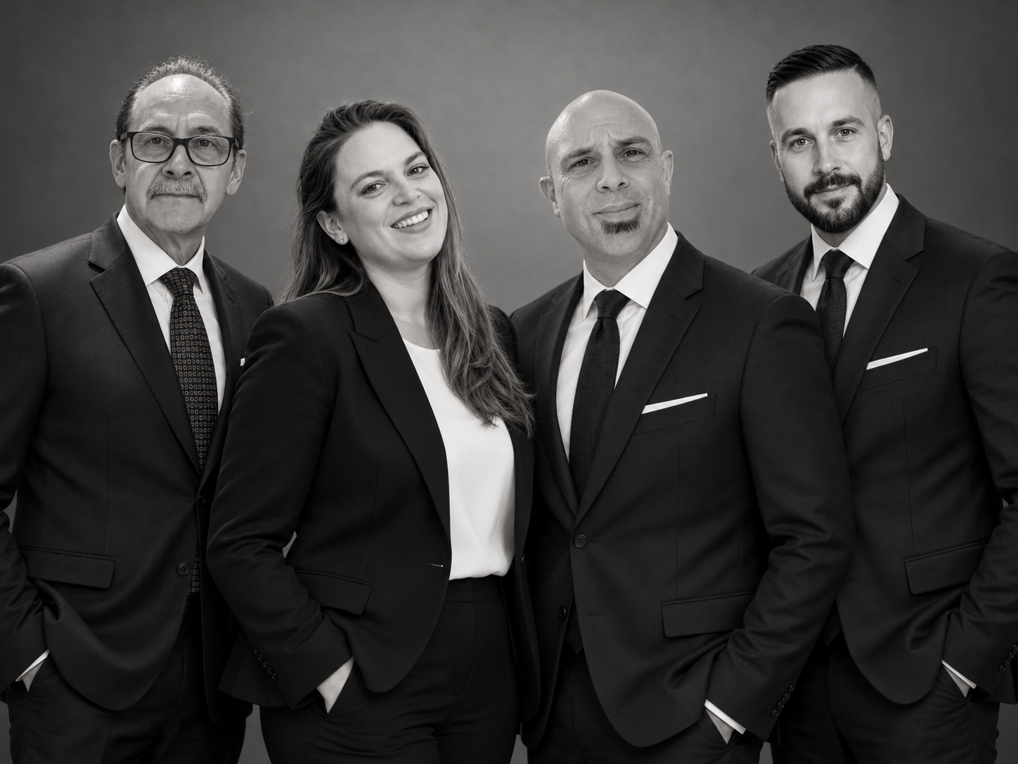 The METROSPACES executive team: Freddy Arciniegas, María Salinas, René Herzog, and Benoît Lebrun.